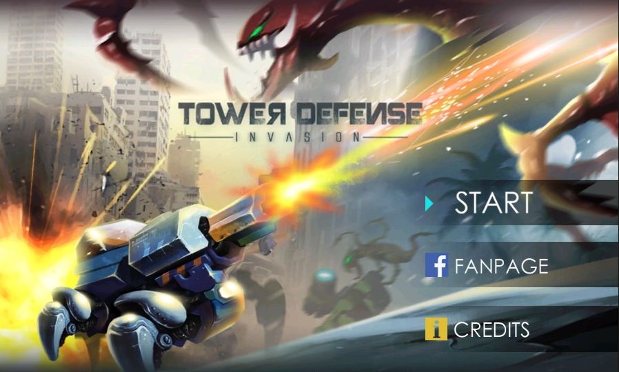 androidアプリ Tower Defense - Invasion TD攻略スクリーンショット1