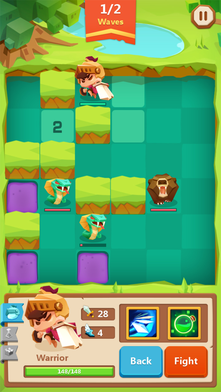 androidアプリ プッシュ・ヒーローズ（Push Heroes）攻略スクリーンショット3