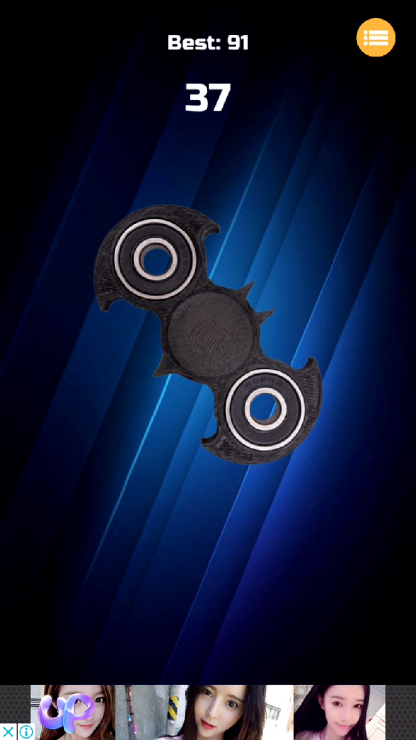 androidアプリ Fidget Hand Spinner!攻略スクリーンショット3