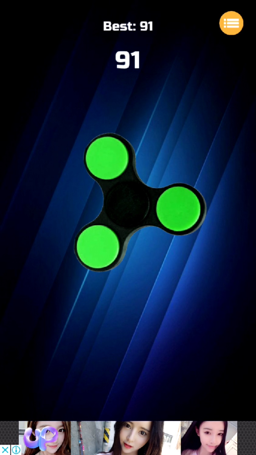 androidアプリ Fidget Hand Spinner!攻略スクリーンショット4