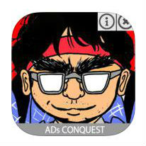 ADs CONQUEST 広告避けゲームのアプリアイコン