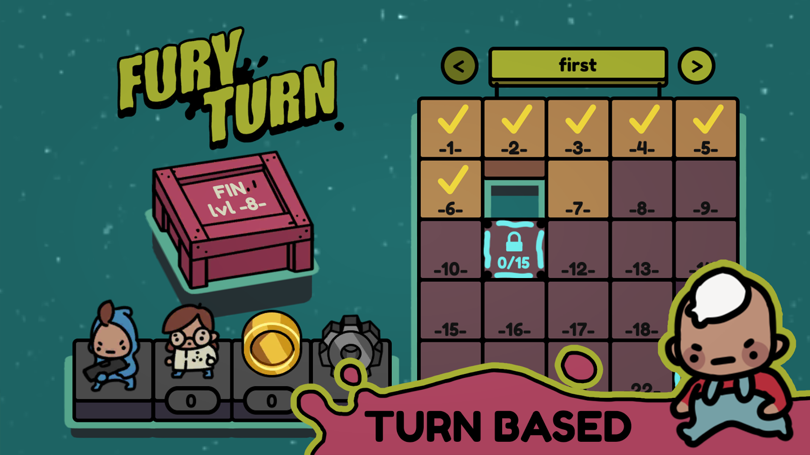 androidアプリ Fury Turn（フューリーターン）攻略スクリーンショット8