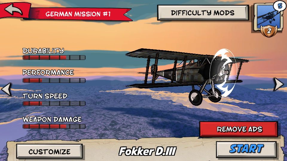 androidアプリ Skies of Fury攻略スクリーンショット6