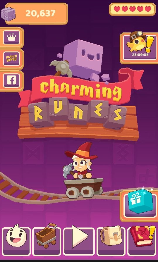 androidアプリ Charming Runes（チャーミングルーン）攻略スクリーンショット1