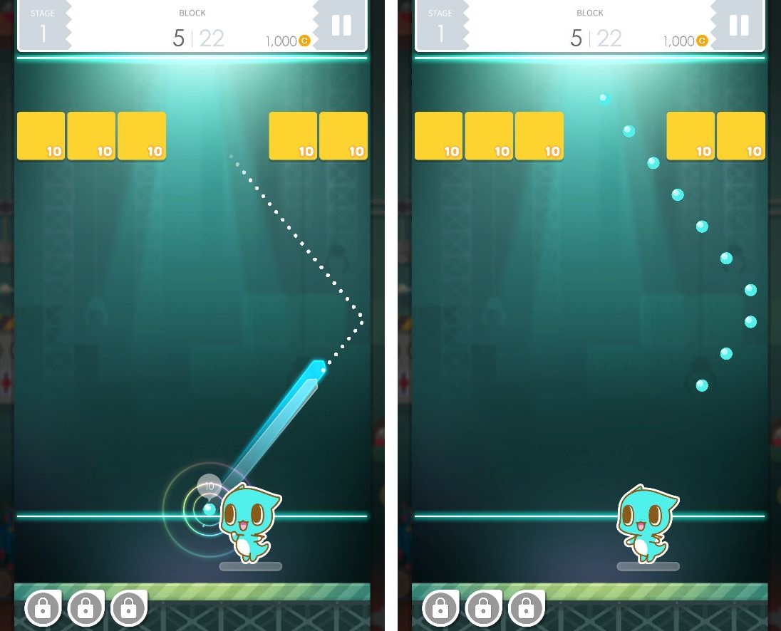 スプーンズ x ブロックス - Bricks & Balls androidアプリスクリーンショット1