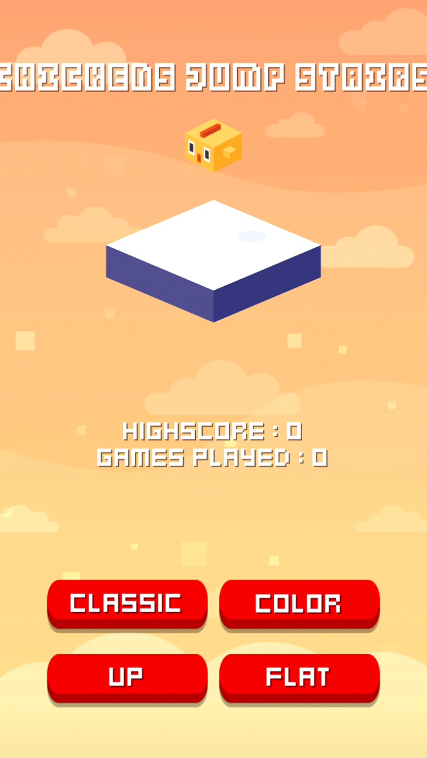 androidアプリ Chickens Jump Stairs攻略スクリーンショット2