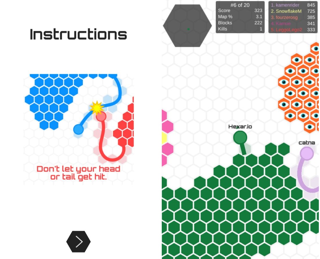 androidアプリ Hexar.io攻略スクリーンショット4