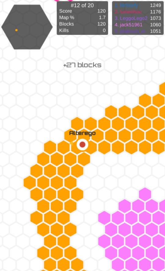 androidアプリ Hexar.io攻略スクリーンショット6
