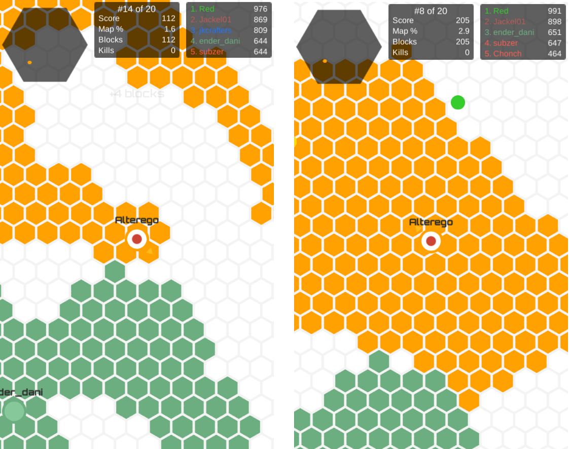 androidアプリ Hexar.io攻略スクリーンショット7