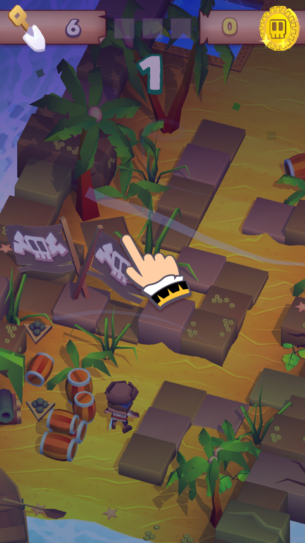 androidアプリ Blocky Pirates攻略スクリーンショット2