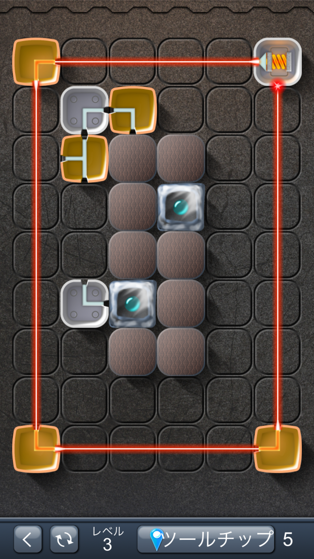 レーザーパズル androidアプリスクリーンショット1