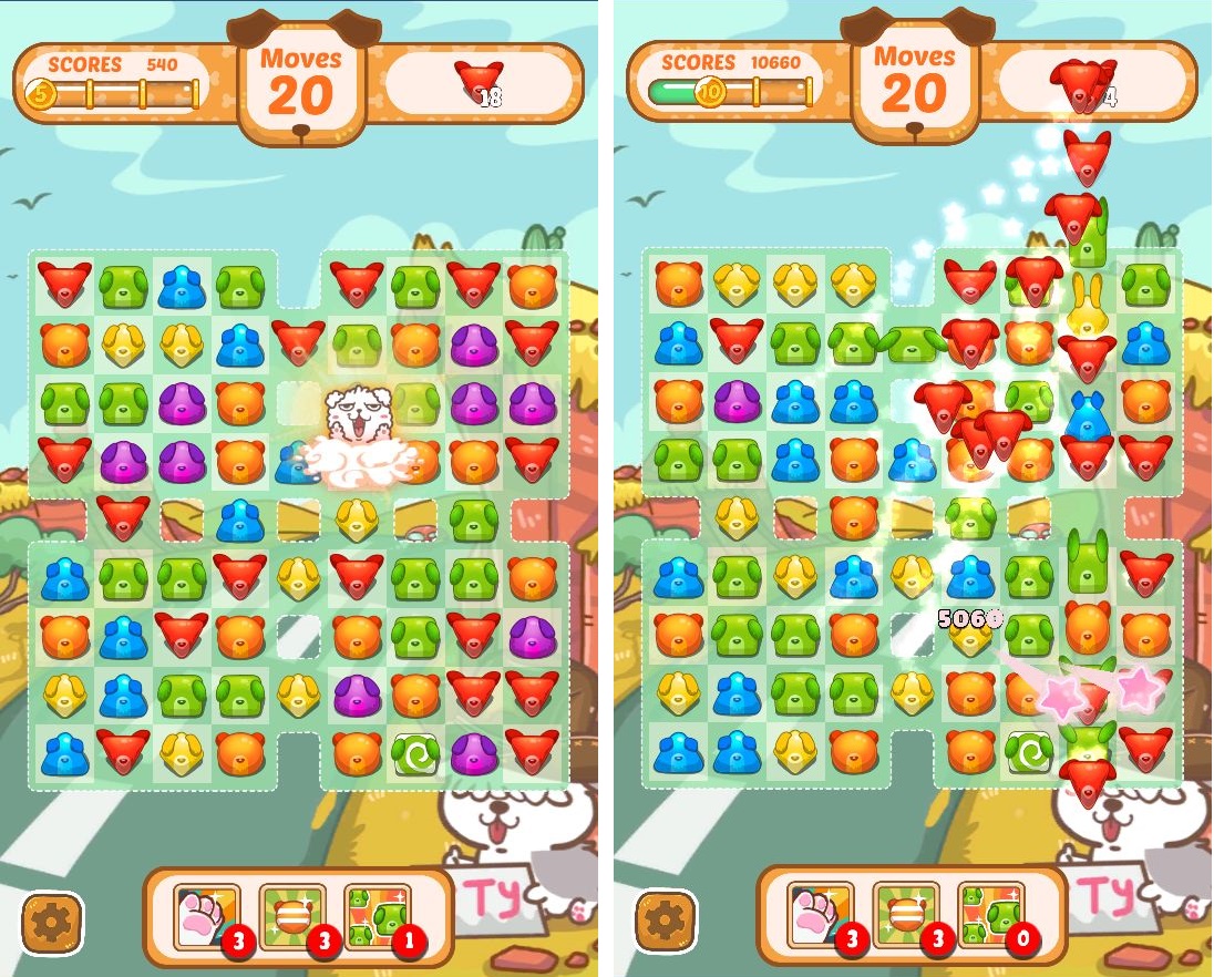 androidアプリ Fancy Dogs - Puzzle & Puppies攻略スクリーンショット6