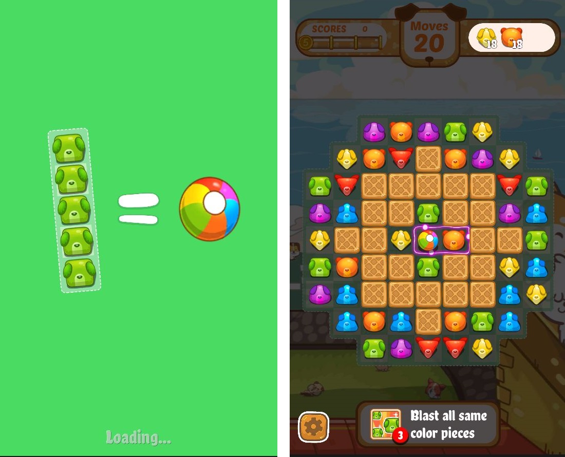 androidアプリ Fancy Dogs - Puzzle & Puppies攻略スクリーンショット7