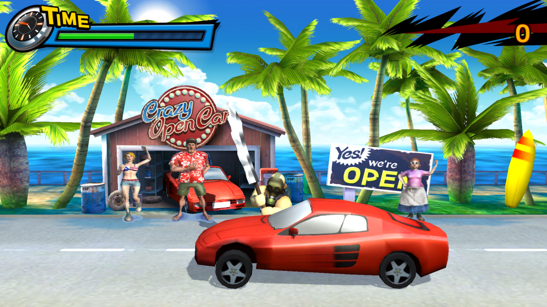 androidアプリ Crazy Open Car攻略スクリーンショット2