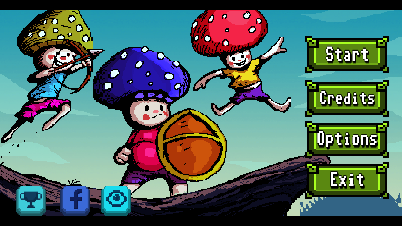 androidアプリ Mushroom Heroes攻略スクリーンショット1