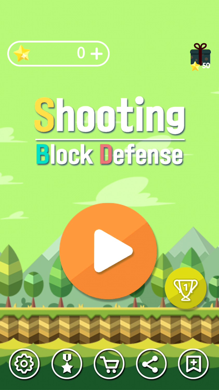 androidアプリ Shooting Block Defense攻略スクリーンショット1