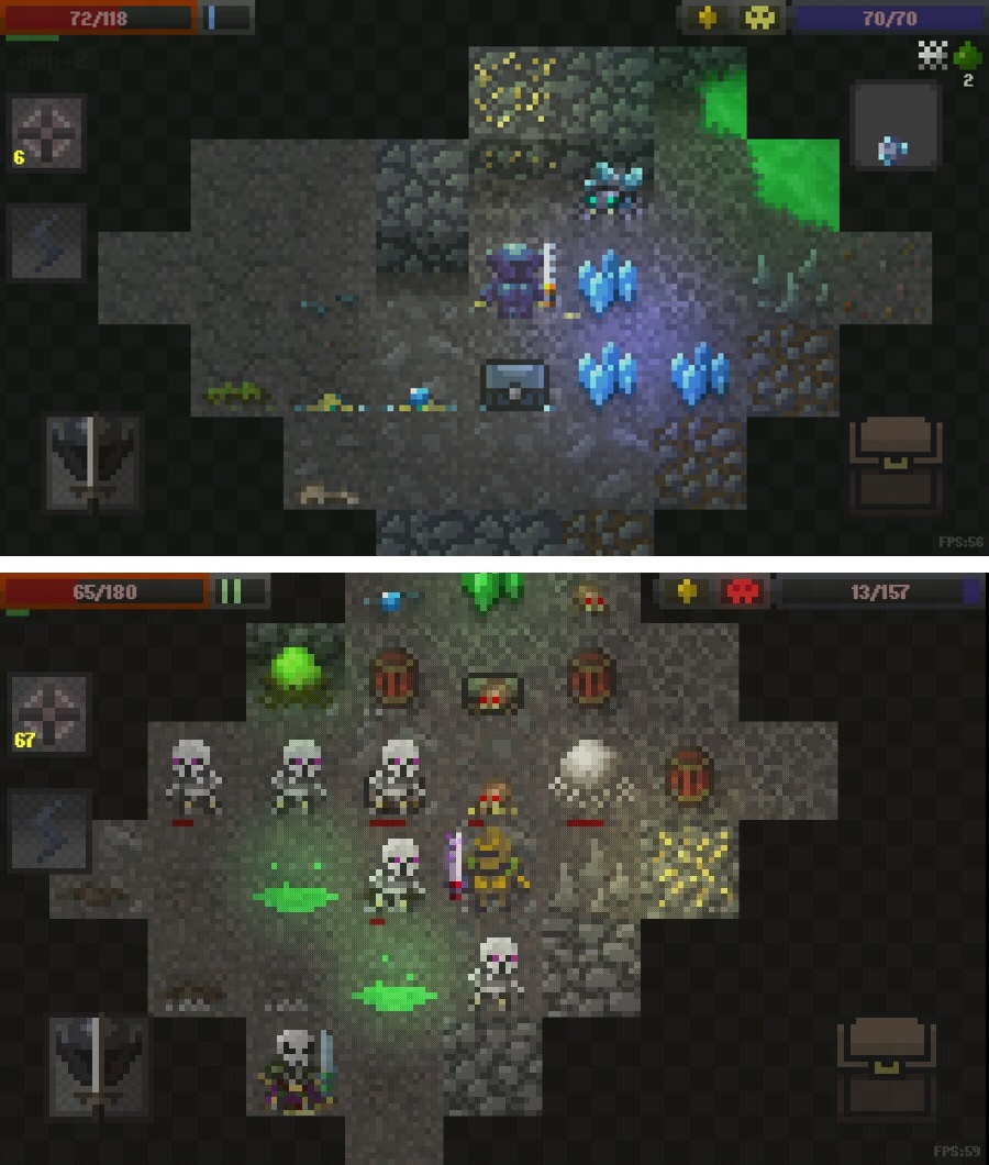 Caves：Roguelike（ローグライク） androidアプリスクリーンショット1