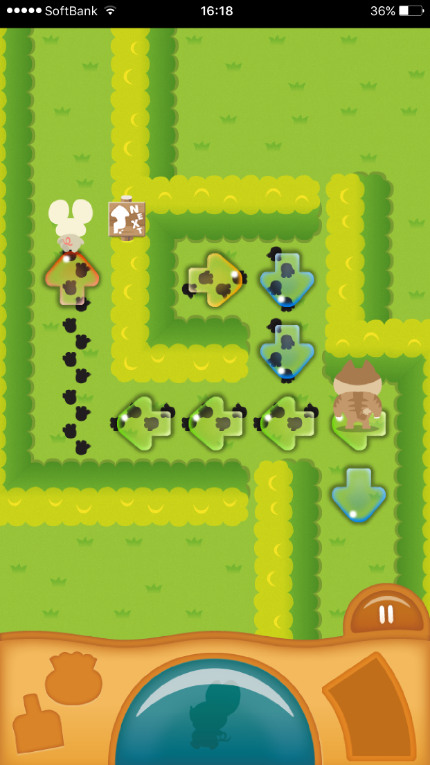 androidアプリ みちびきパズル〜にげネズミといじわるネコ〜攻略スクリーンショット4