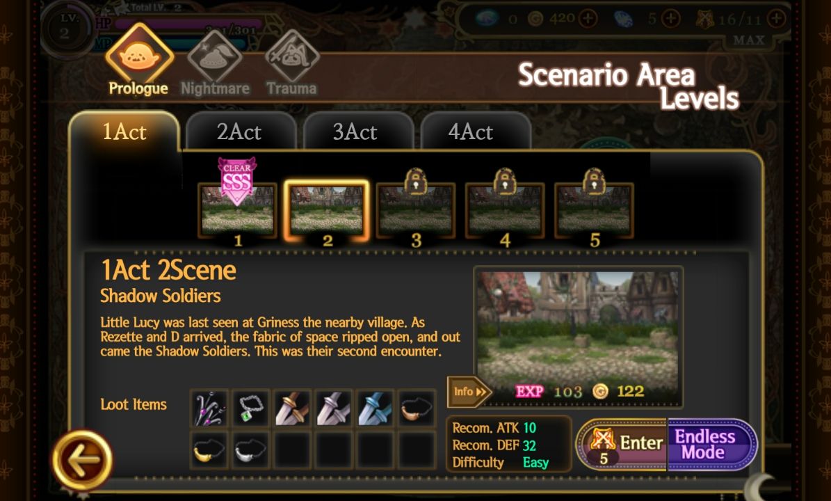 androidアプリ Song of the World :A beautiful yet dark fairy tale攻略スクリーンショット2