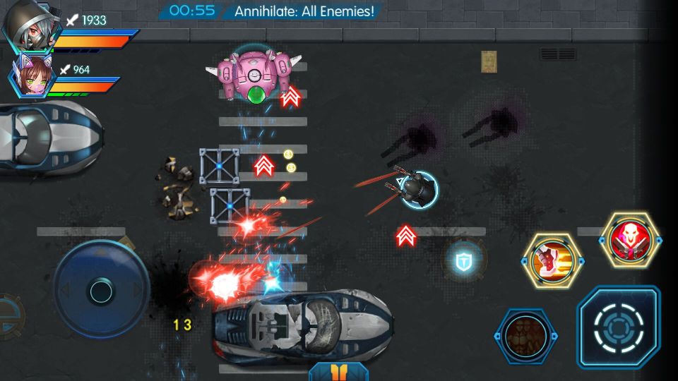 Shooting Heroes Free（シューティングヒーロー） androidアプリスクリーンショット2