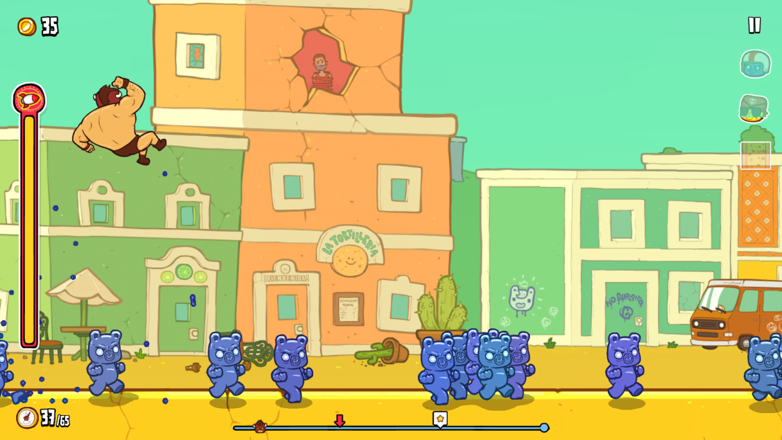 androidアプリ Burrito Bison: Launcha Libre攻略スクリーンショット3