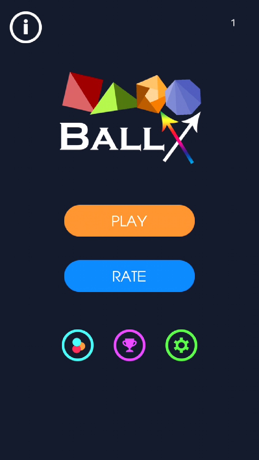 androidアプリ Ballx Fun攻略スクリーンショット1