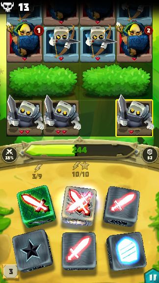 Dice Hunter: Quest of the Dicemancer(ダイスハンター) androidアプリスクリーンショット2