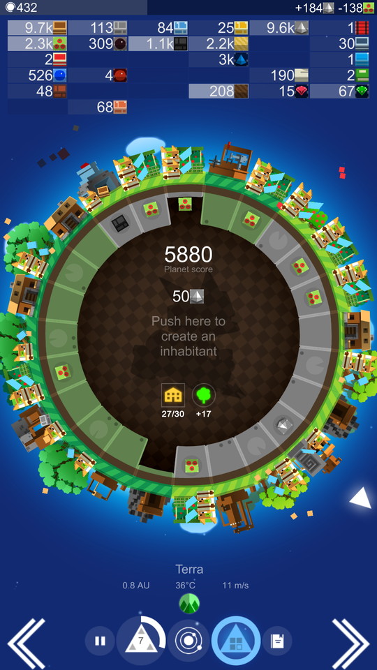 androidアプリ A Planet of Mine攻略スクリーンショット3