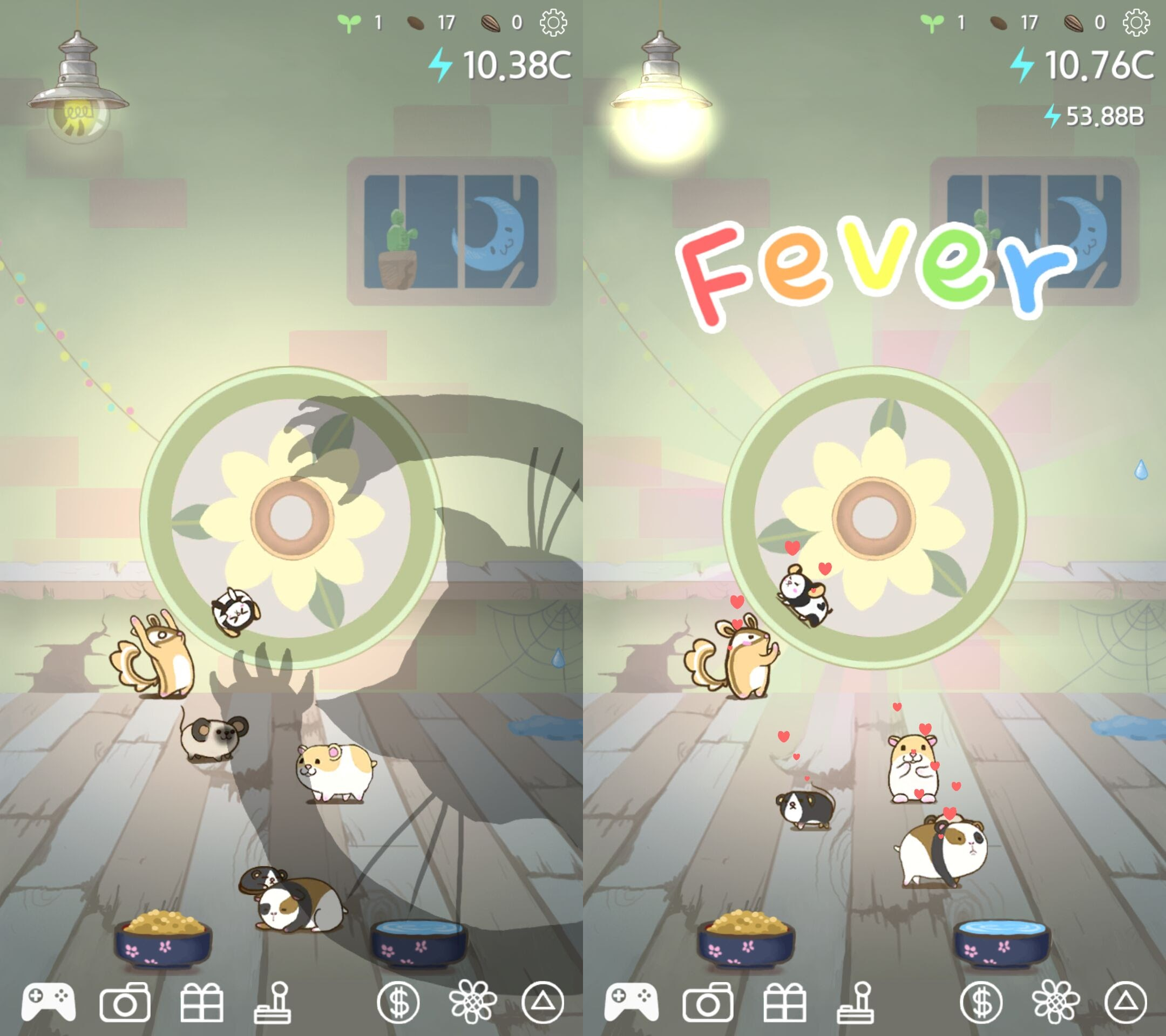androidアプリ ローリングマウスのHamster Clicker攻略スクリーンショット3