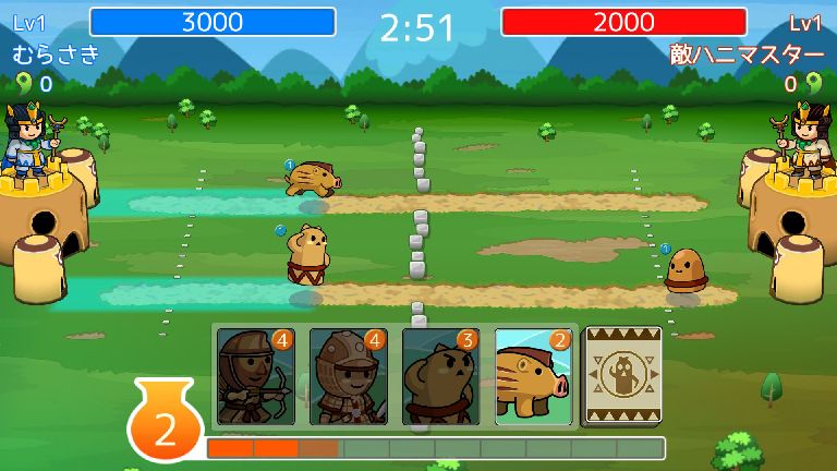 androidアプリ 激突！ハニワールド攻略スクリーンショット2