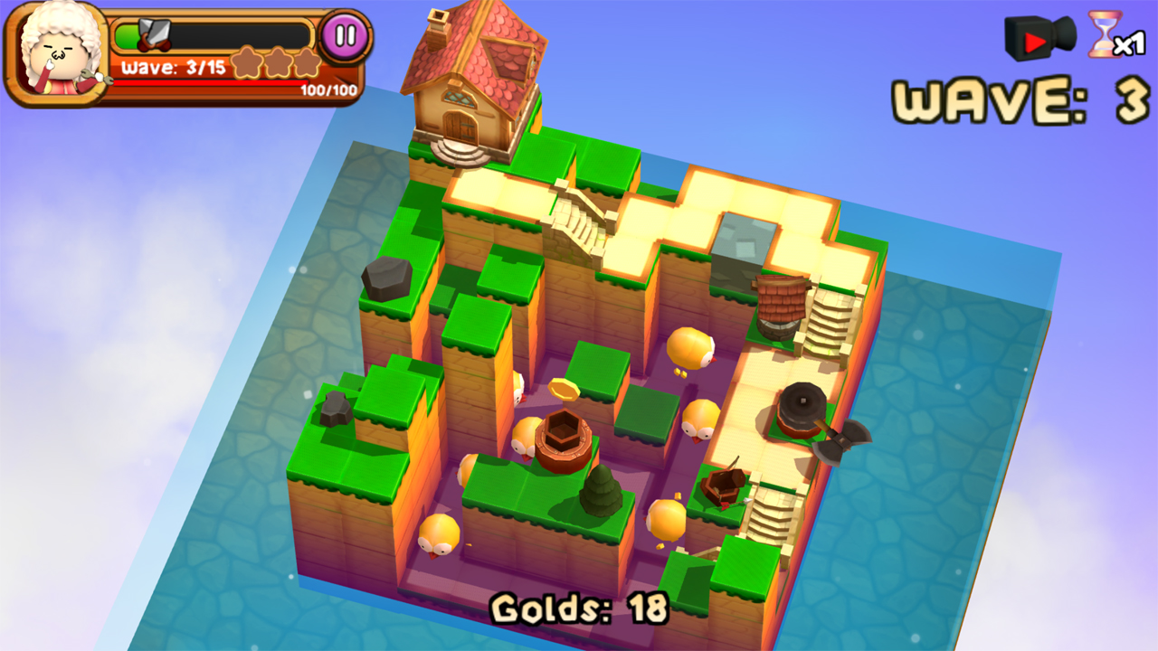 androidアプリ チッカ・インベイション（3DTD：Chicka Invasion）攻略スクリーンショット4
