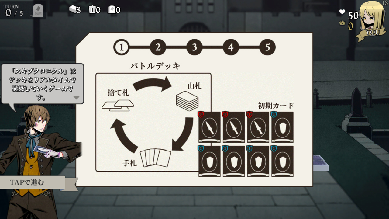 androidアプリ アンライト：スキゾクロニクル（Unlight:SchizoChronicle）攻略スクリーンショット2
