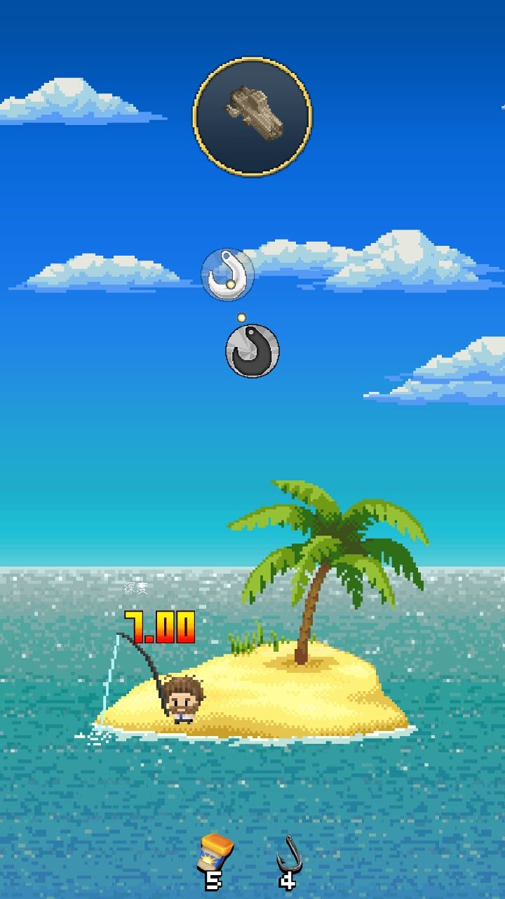 androidアプリ 孤島Fishing攻略スクリーンショット2