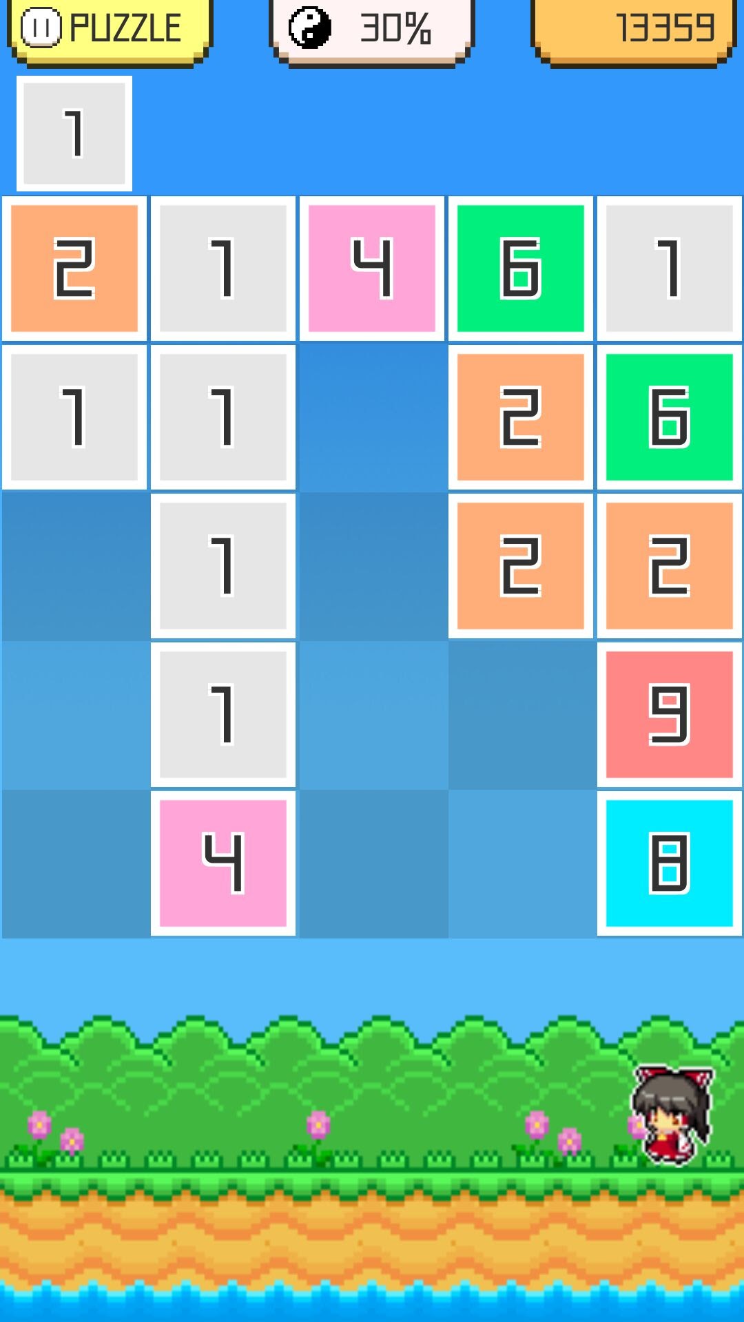 androidアプリ 東方ラインパズル攻略スクリーンショット2