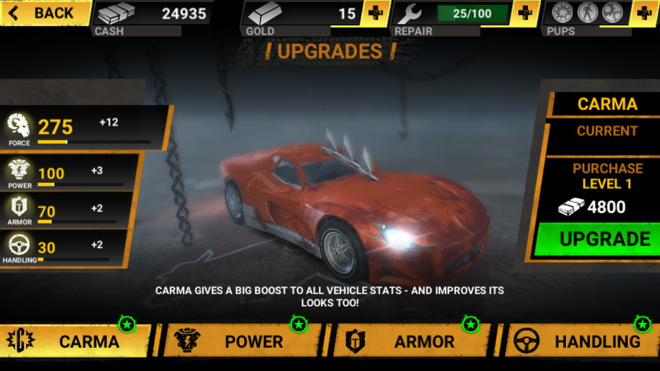 androidアプリ Carmageddon：Crashers（カーマゲドン・クラッシャーズ）攻略スクリーンショット6