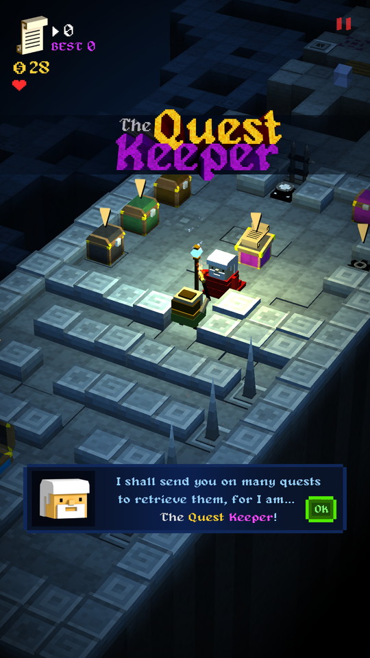 androidアプリ The Quest Keeper（ザ・クエストキーパー）攻略スクリーンショット1