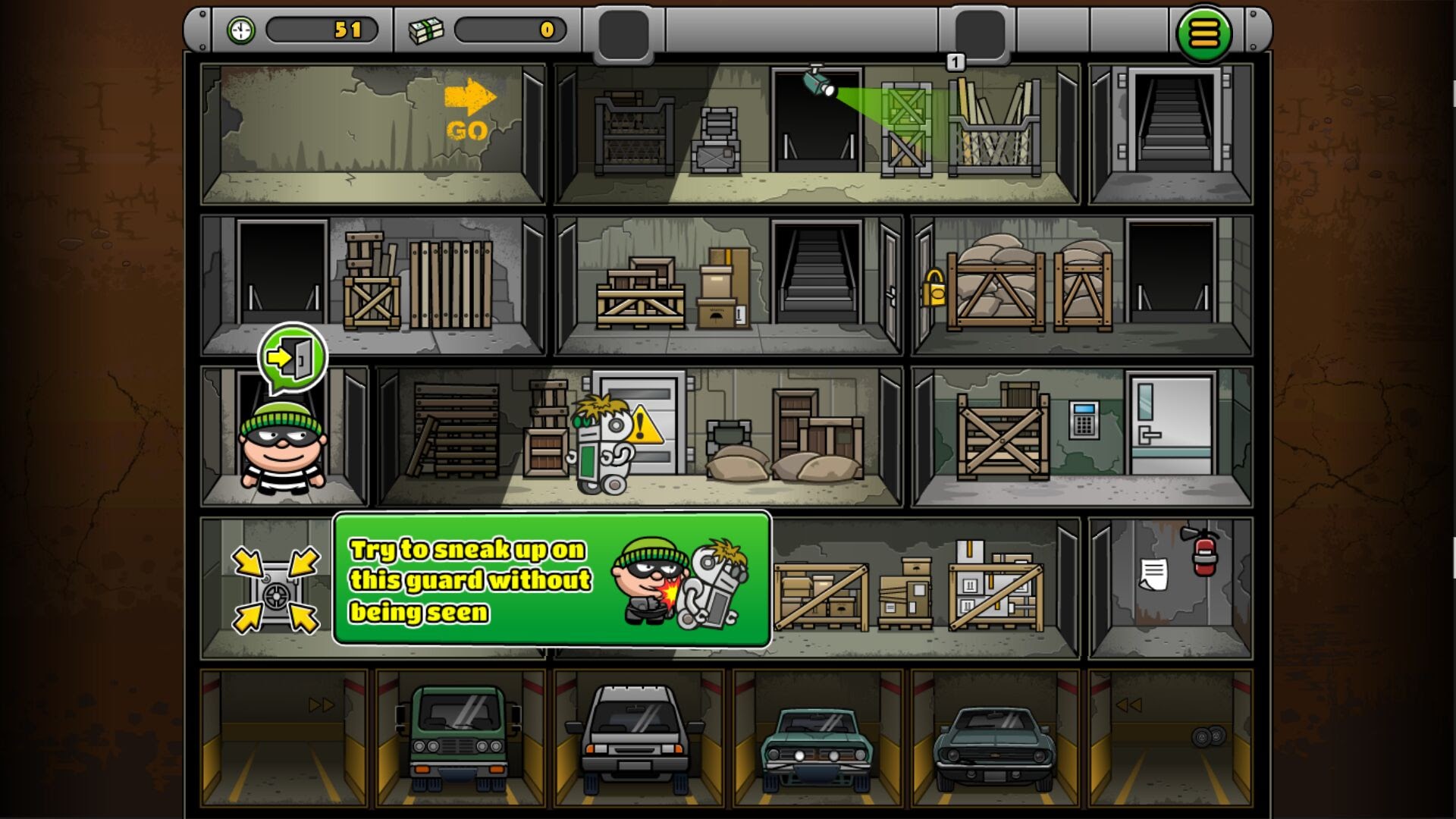 androidアプリ Bob The Robber 4攻略スクリーンショット2