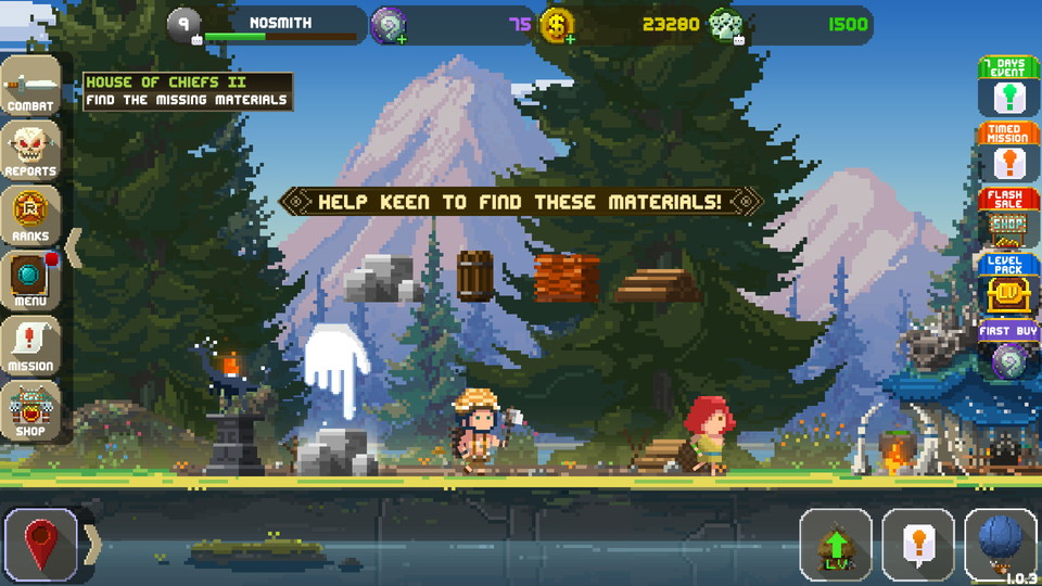 androidアプリ Tiny Dino World：Return（タイニーディノワールド）攻略スクリーンショット1