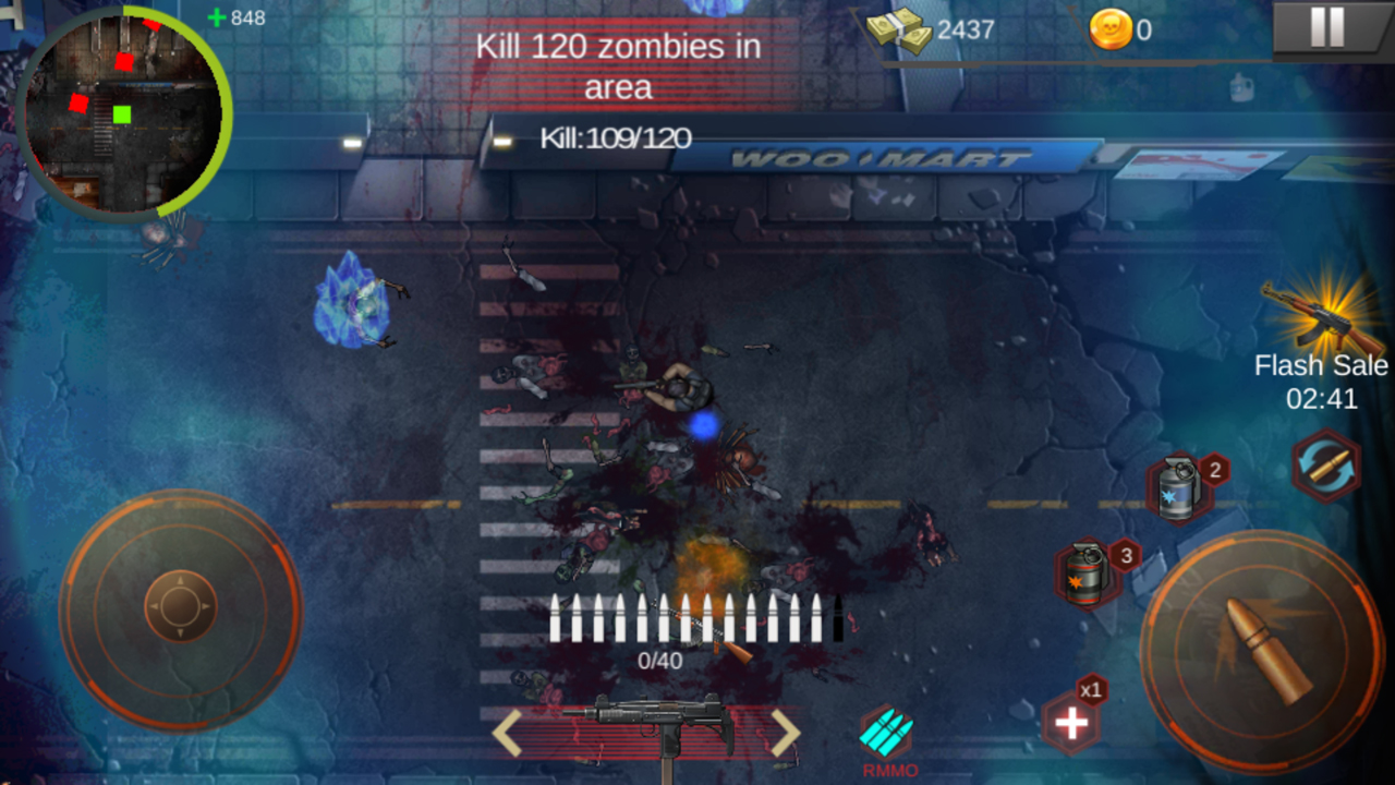 Zombie Shoot：Pandemic Survivor（ゾンビシュート：パンデミックサバイバー） androidアプリスクリーンショット1