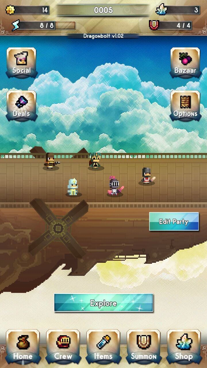androidアプリ ドラゴンボルト バンガード（Dragonbolt Vanguard）攻略スクリーンショット1