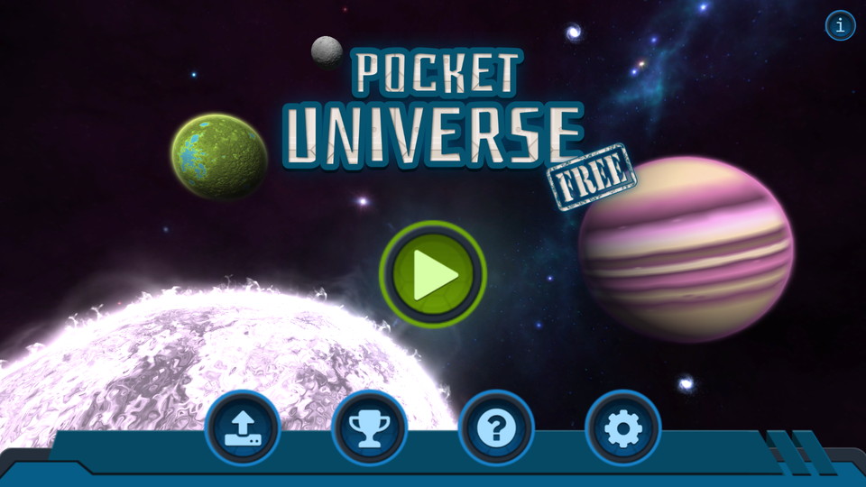 androidアプリ Pocket Universe - 3D Gravity Sandbox Free攻略スクリーンショット1