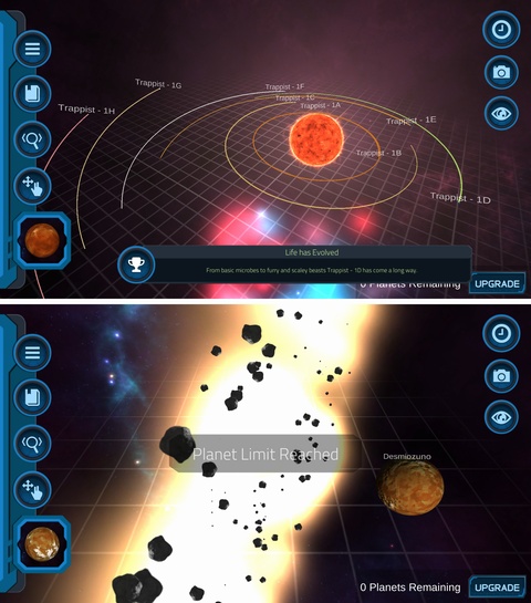 Pocket Universe - 3D Gravity Sandbox Free androidアプリスクリーンショット1