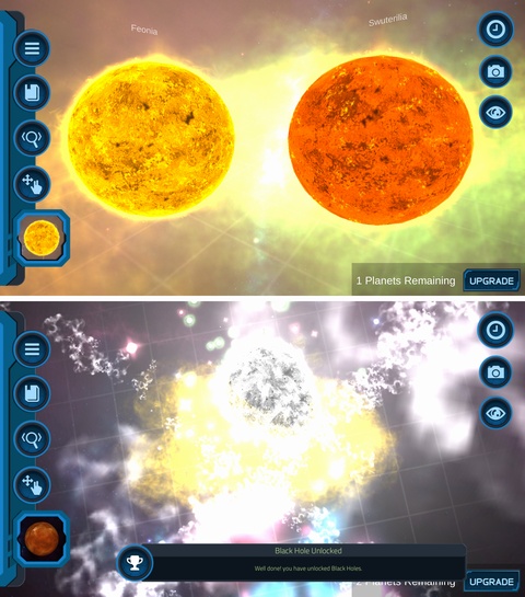 Pocket Universe - 3D Gravity Sandbox Free androidアプリスクリーンショット2