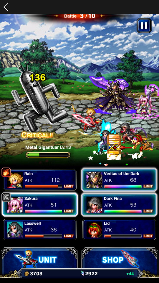 androidアプリ FINAL FANTASY BRAVE EXVIUS TAP！（FFBEタップ）攻略スクリーンショット5