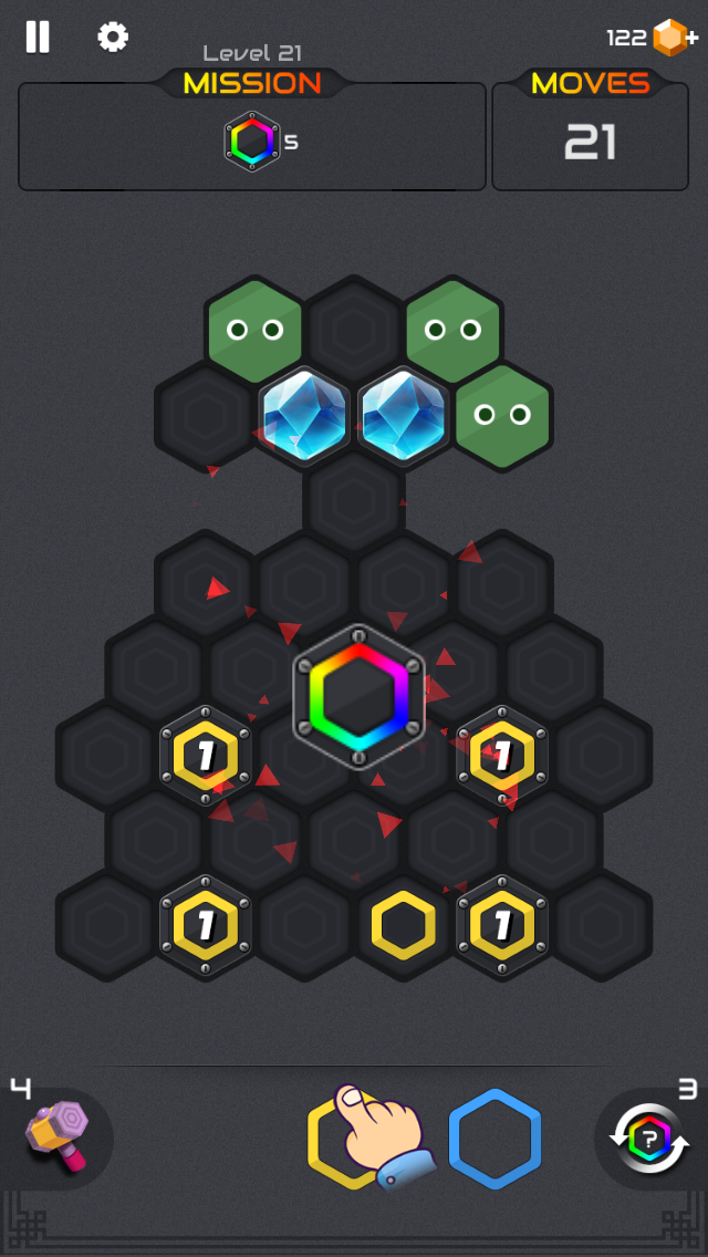 androidアプリ ヘキサブラスト (Hexa Blast)攻略スクリーンショット6