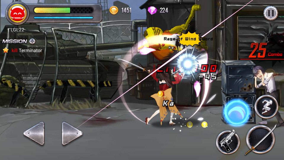 androidアプリ The Girls：Zombie Killer（ザ・ガールズ）攻略スクリーンショット4