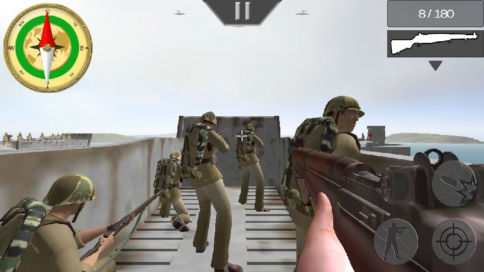 androidアプリ Medal Of Valor 4 WW2 FREE攻略スクリーンショット2