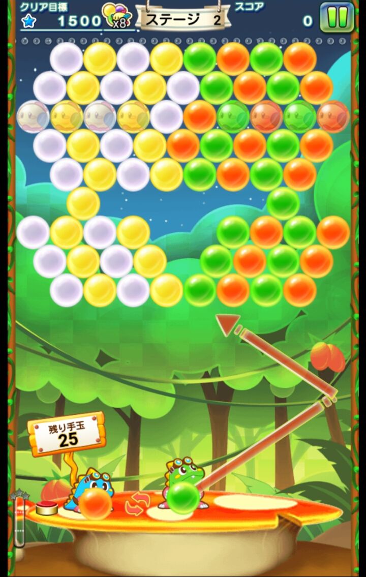 androidアプリ パズルボブル攻略スクリーンショット4