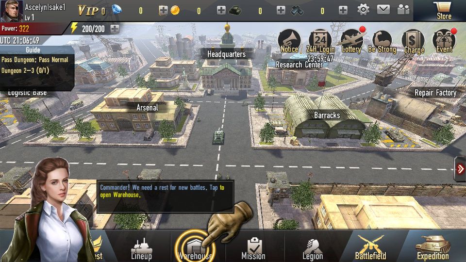 androidアプリ Mobile Command: WW2（モバイル・コマンド）攻略スクリーンショット1