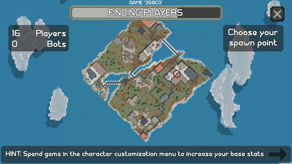 androidアプリ Guns Royale（ガンズロワイヤル）攻略スクリーンショット1